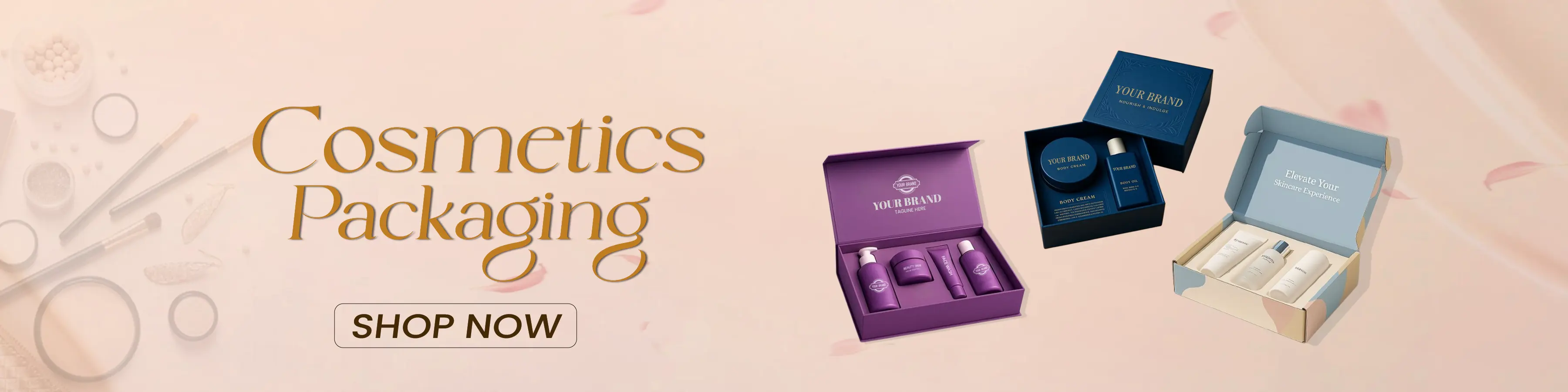Premium cosmetics packaging boxes