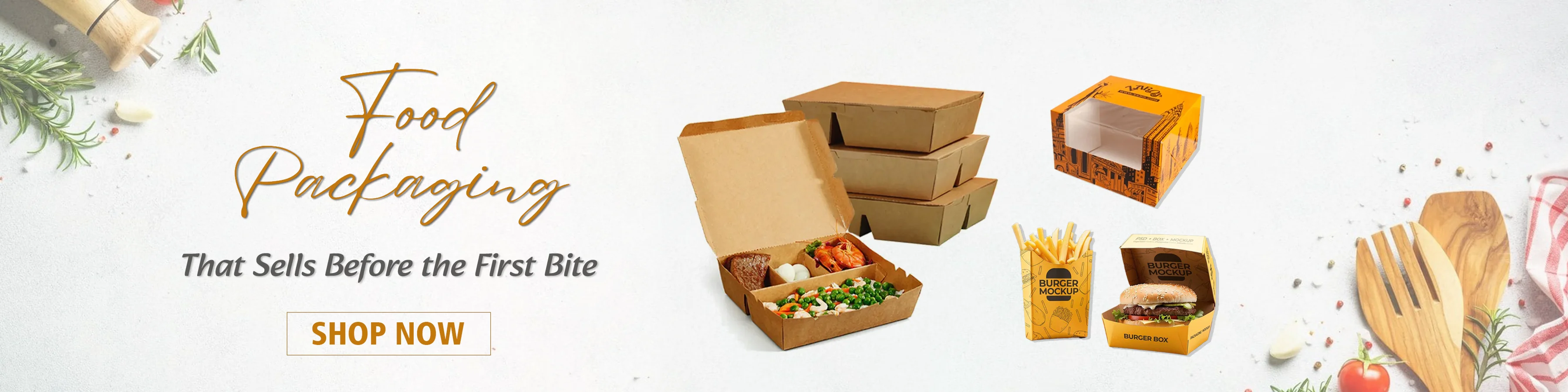 Custom food packaging boxes
